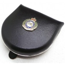 Royal Engineers Crested Personalised Leather Coin Case